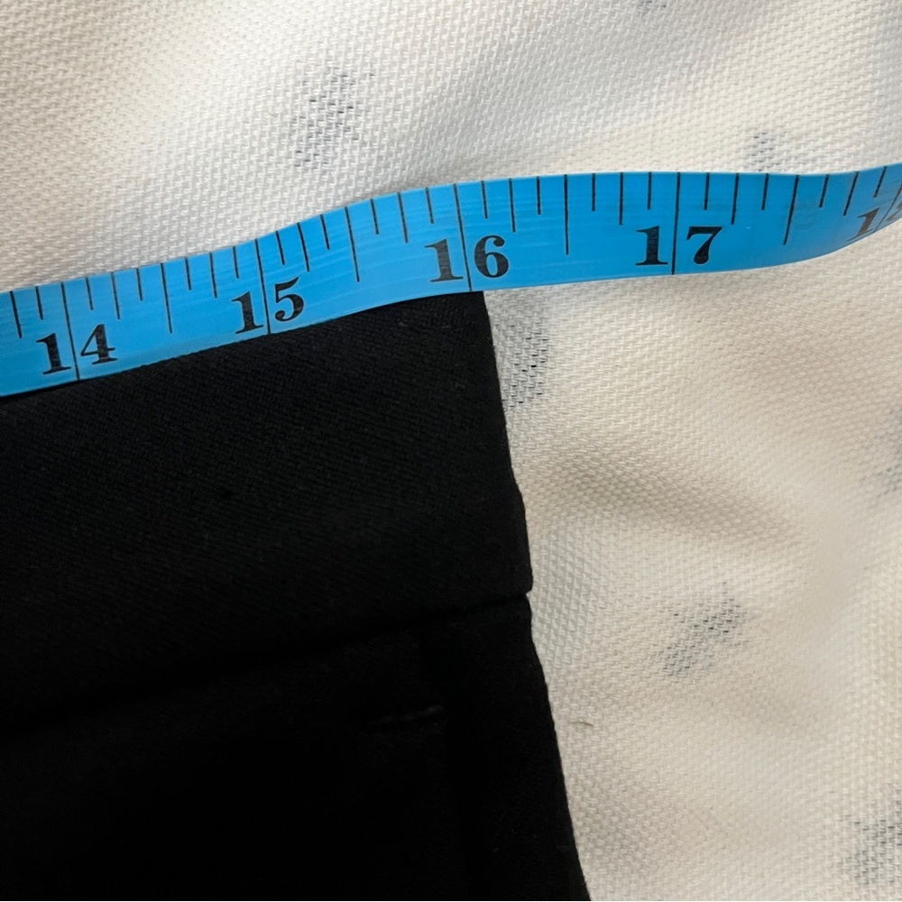 Joseph 'Finley' Gabardine Straight Leg Pants Italian Bi‑Stretch Twill Black US 8 - Picture 14 of 16